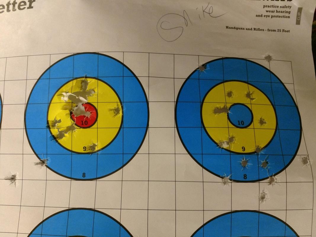 Ruger 9E from 5-yards