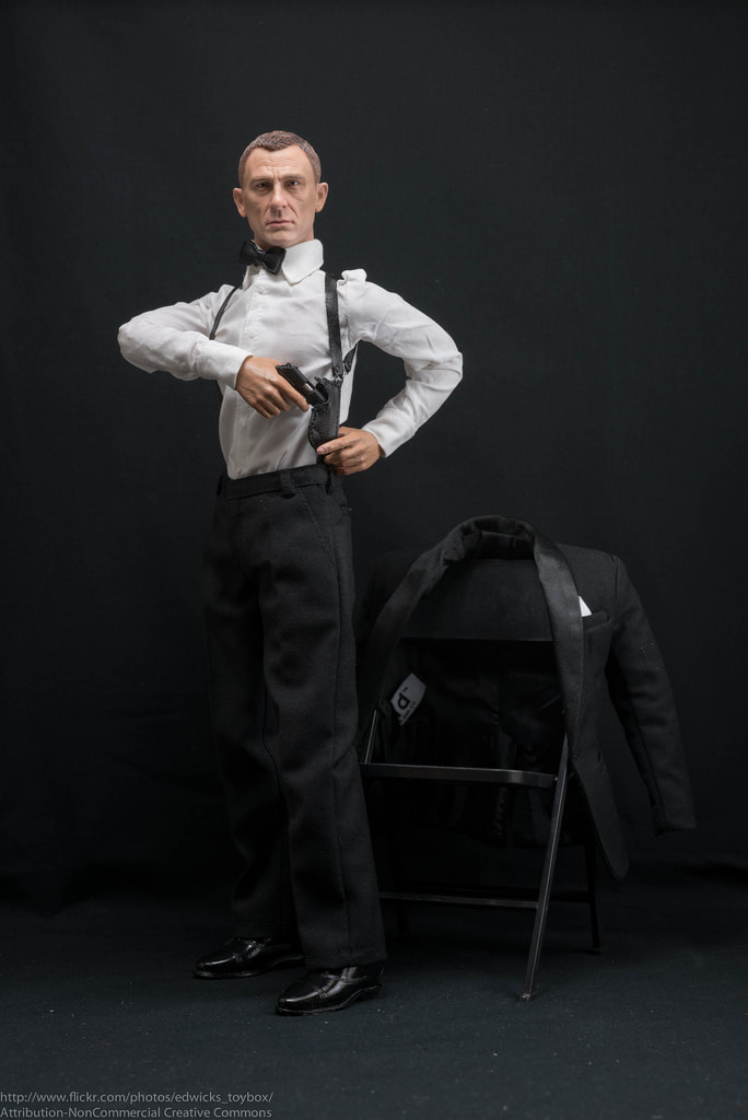 Toy Bond with Shoulder Holster (Creative Commons)